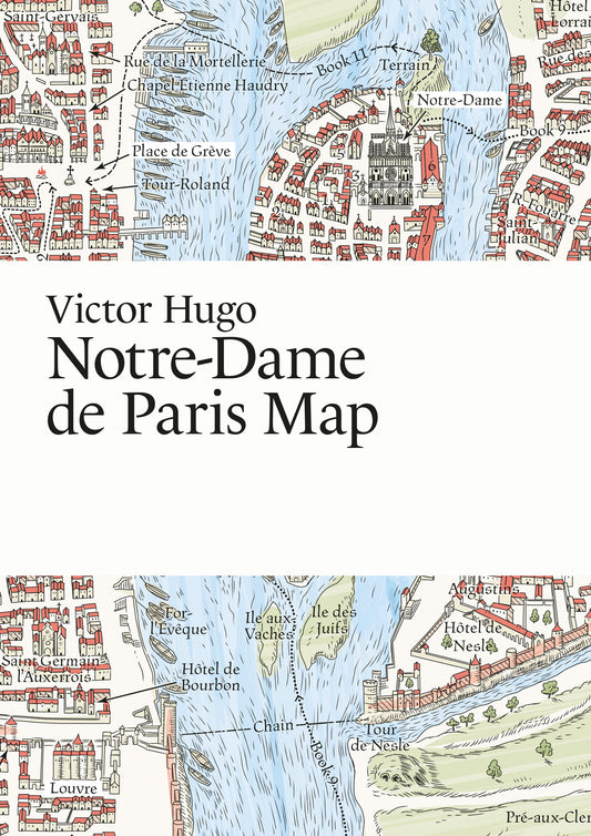 Vicor Hugo, NotreDame de Paris Map