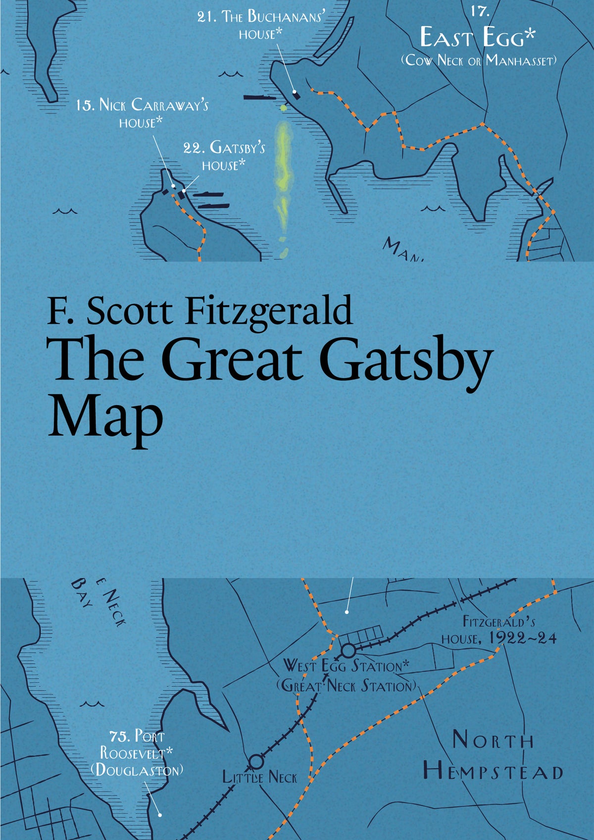 The Great Gatsby Map