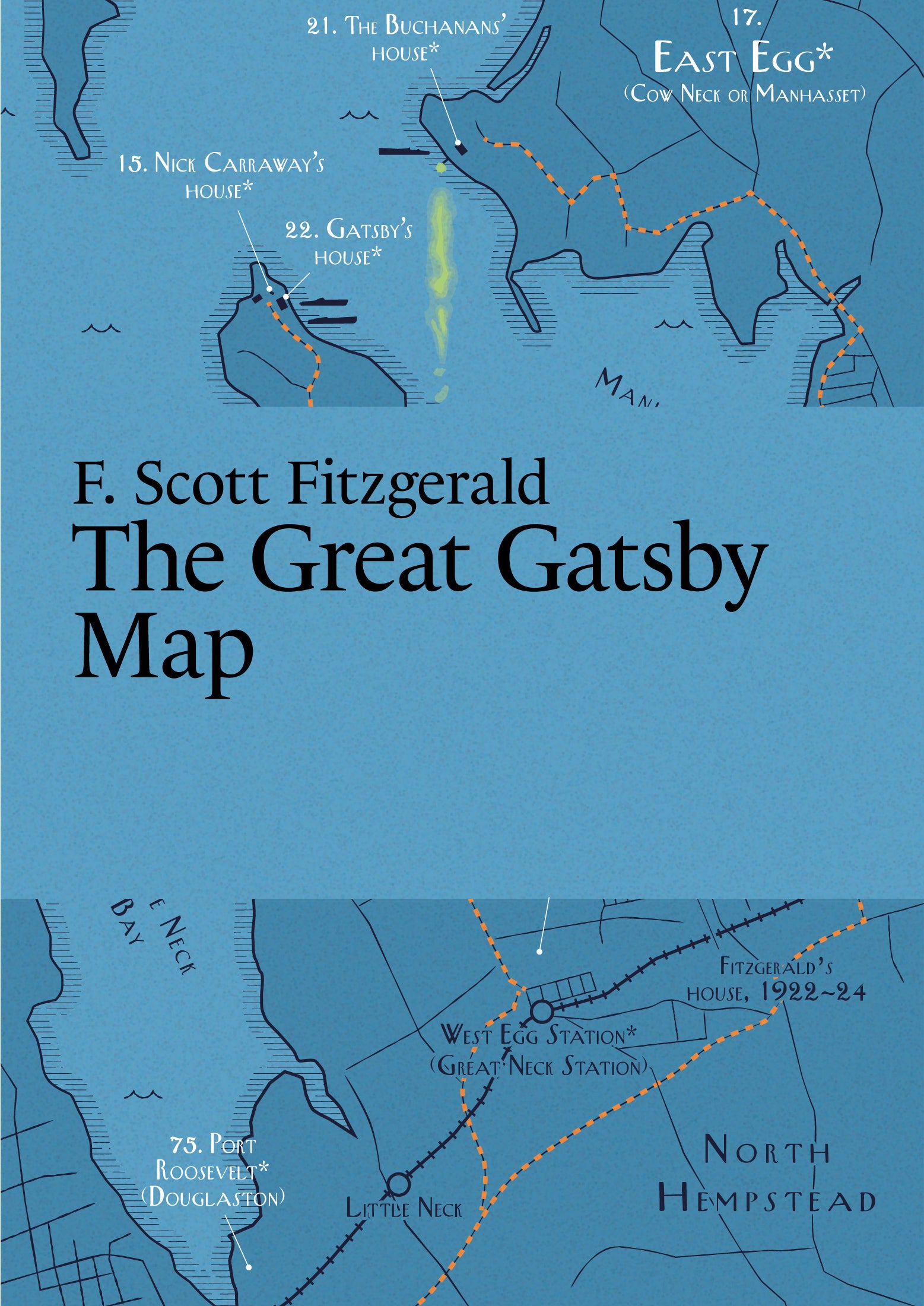 The Great Gatsby Map
