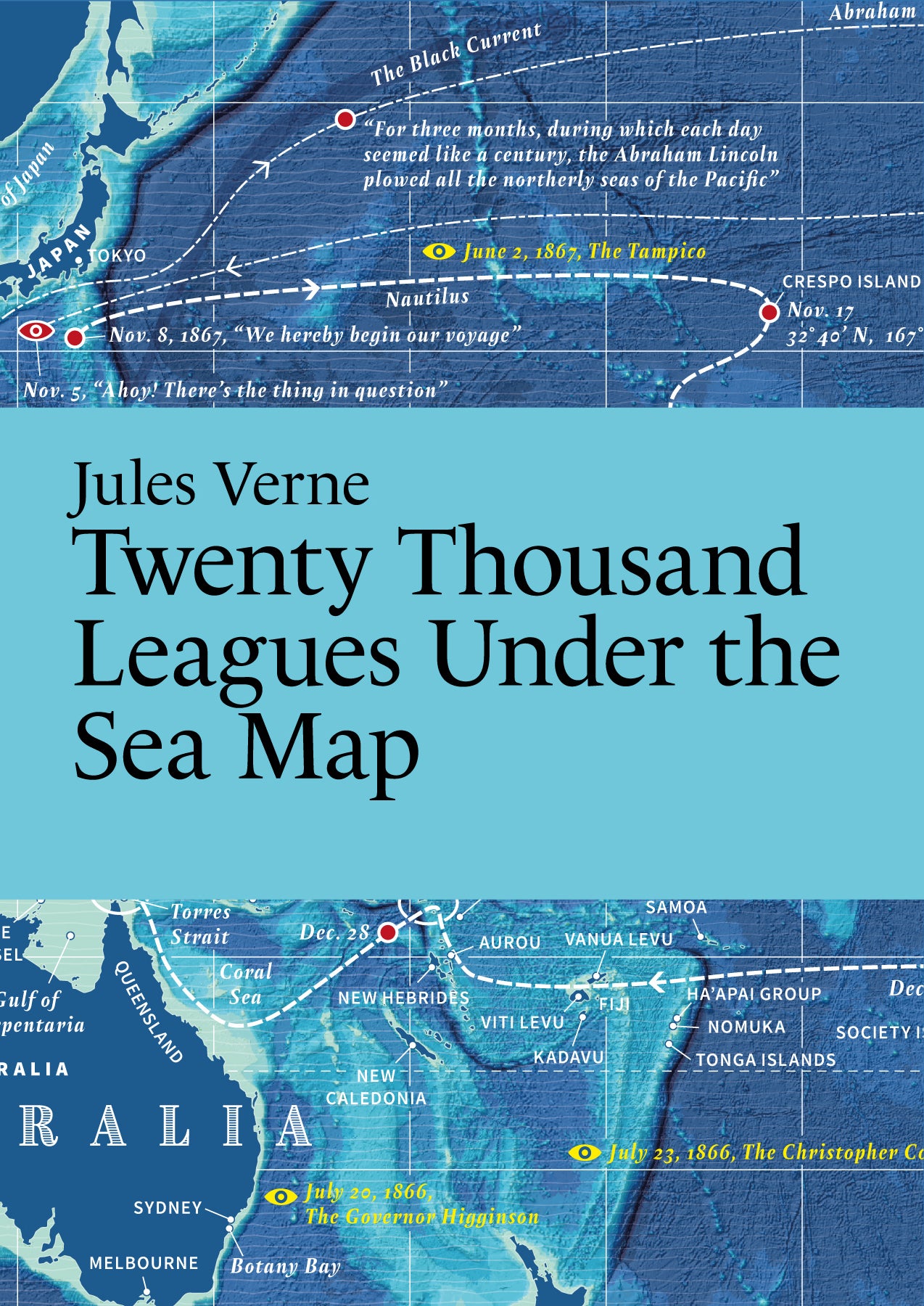 Twenty Thousand Leagues Under the Sea Map