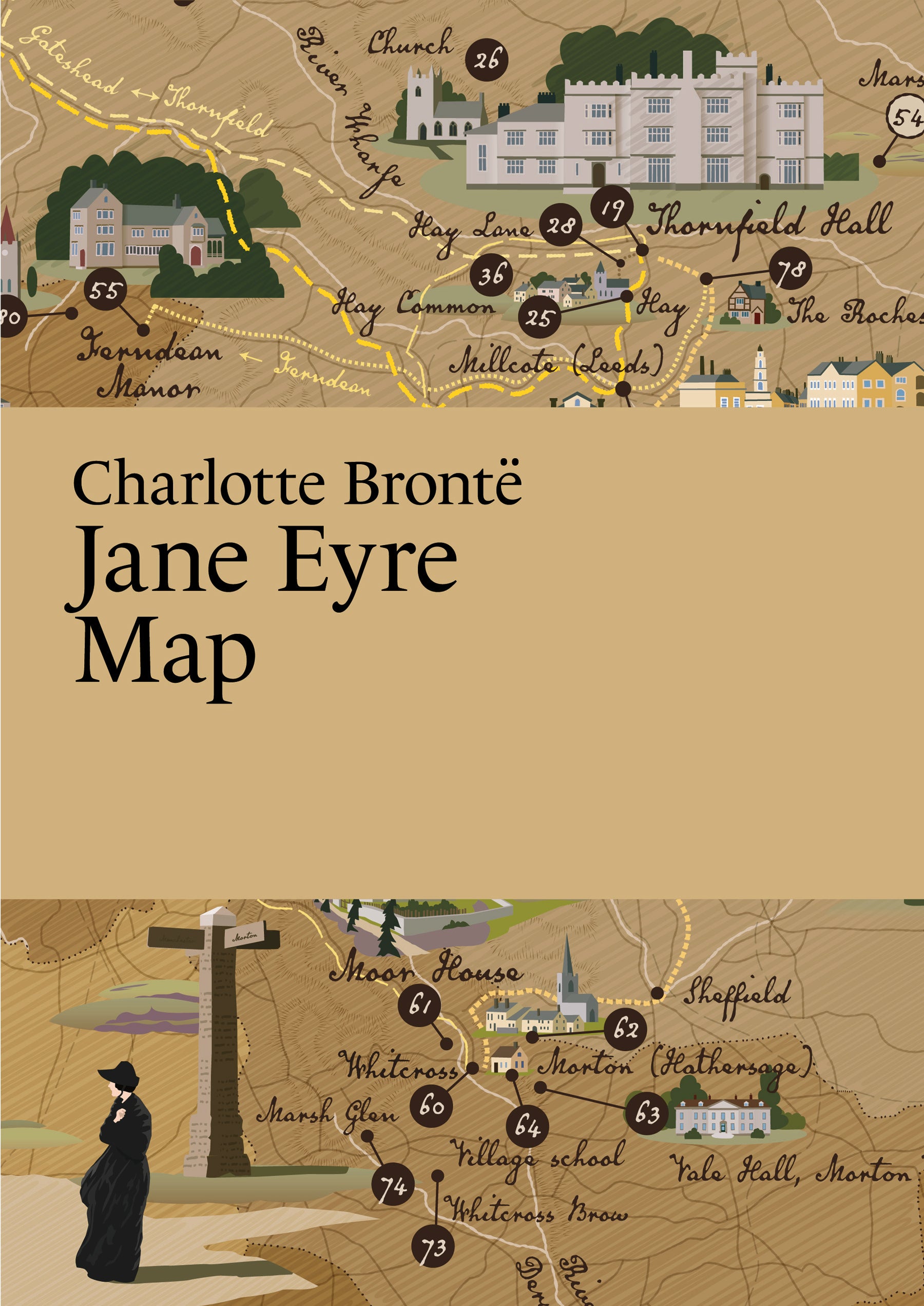 Jane Eyre Map – Literary Maps