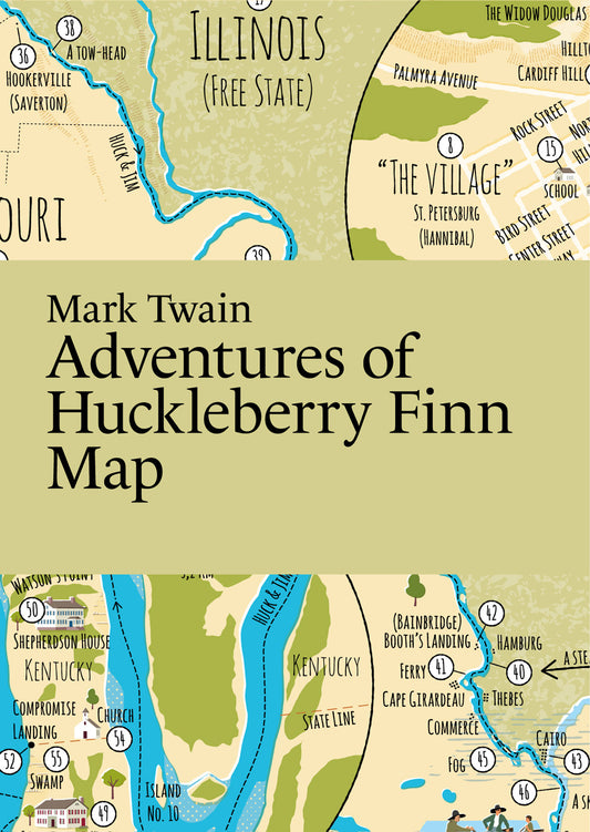 Adventures of Huckleberry Finn Map
