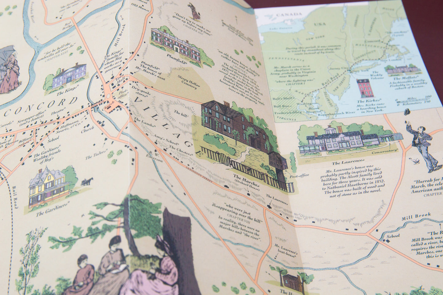 Little Women Map