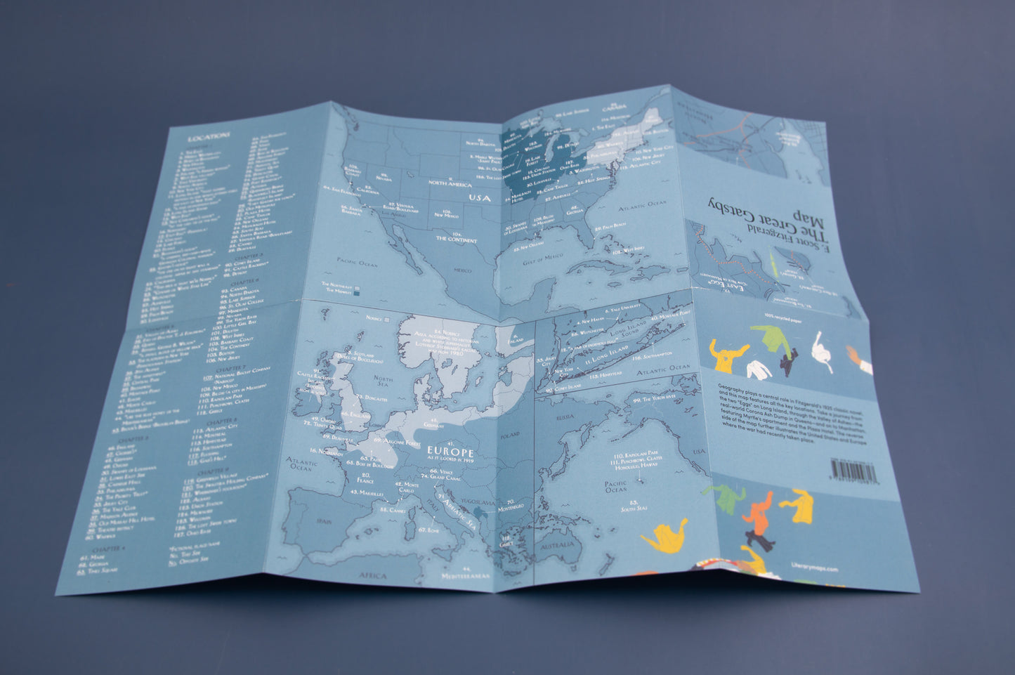 The Great Gatsby Map