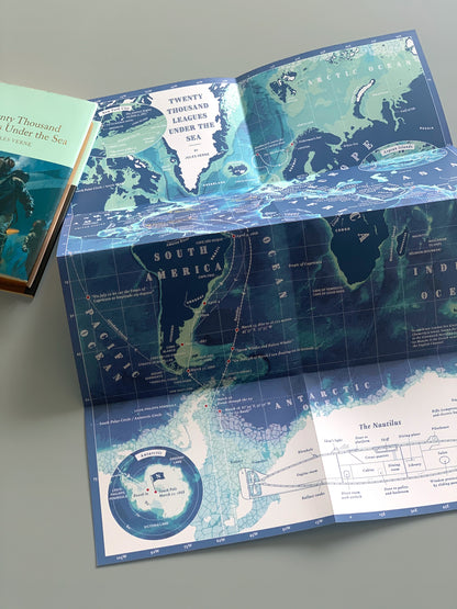 Twenty Thousand Leagues Under the Sea Map