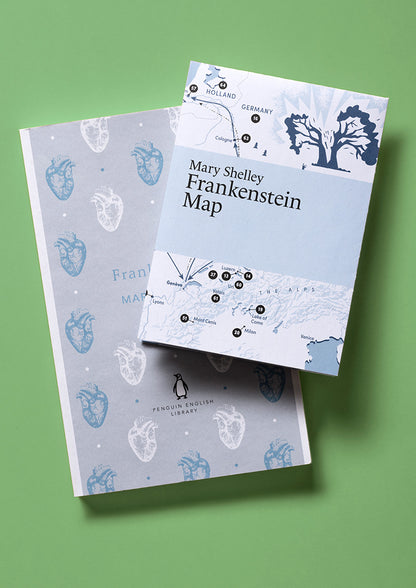 Mary Shelley Frankenstein Map. Literarymaps.com. Book Map. Literary Map