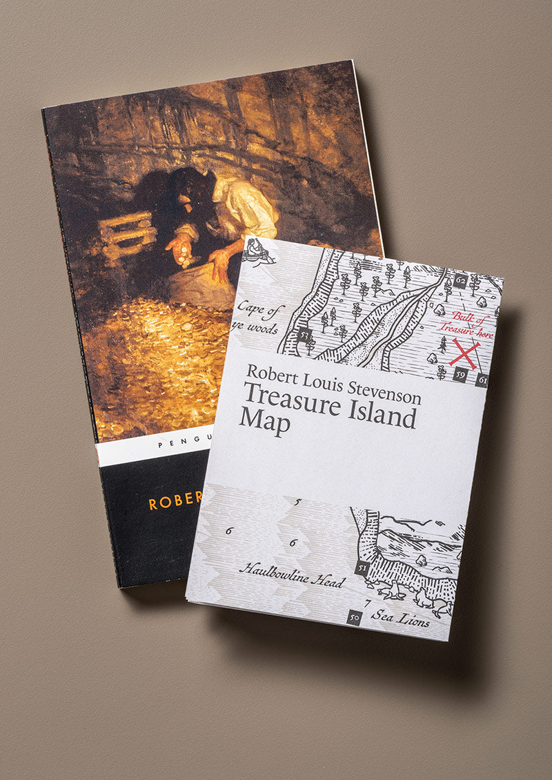 Robert Louis Stevenson Treasure Island Map. Literarymaps.com. Book Map. Cover