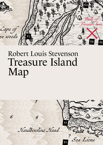 Robert Louis Stevenson Treasure Island Map. Literarymaps.com. Book Map.