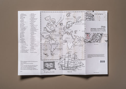 Treasure Island Map – Literary Maps